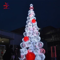 כדור אור LED חיצוני עץ חג המולד