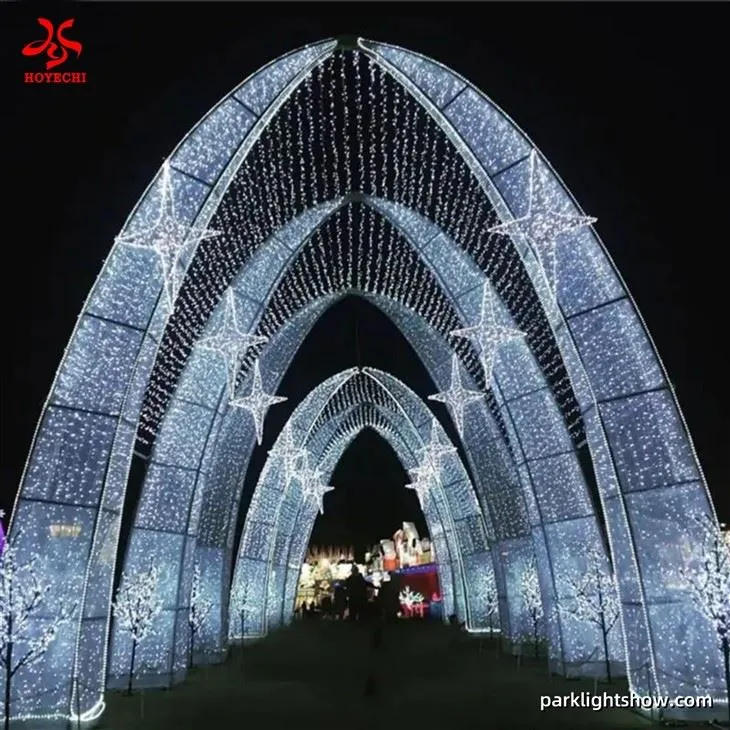 HOYECHI 3M LED Star Arch Motif Light For Outdoor Holiday Street Decrocation best