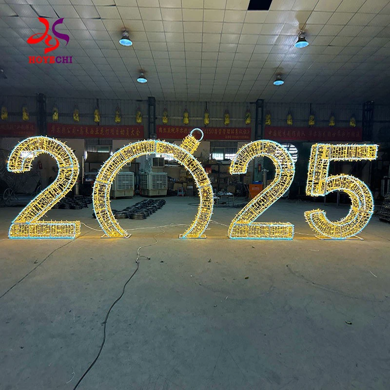 HOYECHI Christmas And New Year's Eve Character Decorative Lights Mall Square Lighting Lanterns