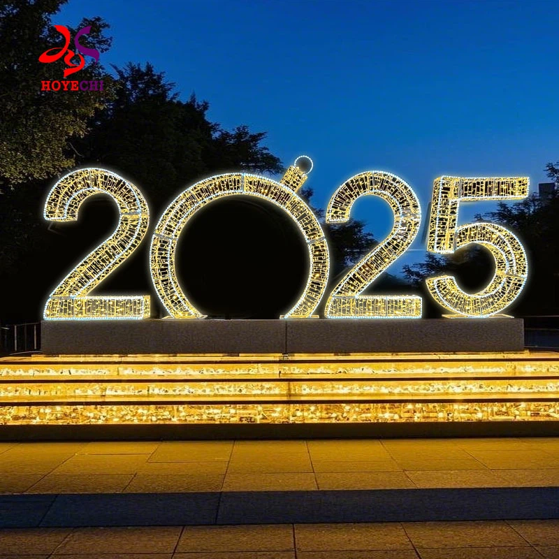 חג המולד Hoyechi ואופי ראש השנה אורות דקורטיביים אורות קניון כיכר פנסי תאורה