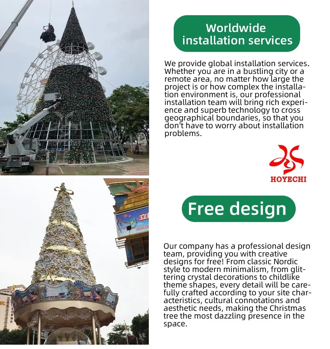 Outdoor waterproof PVC tree with lighting and ribbons Outdoor waterproof PVC tree with lighting and ribbons