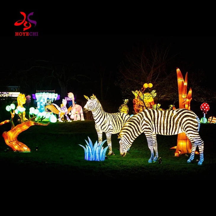 Theme Park Zoo Garden History Chinese Traditional Giant Festival Animal Lanterns